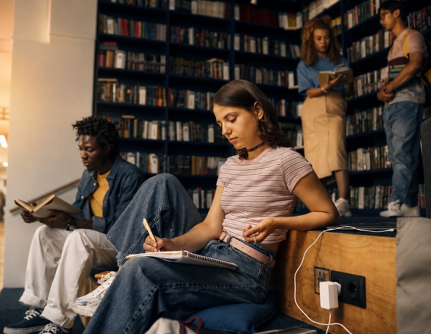 SimFi University quiet study — the method